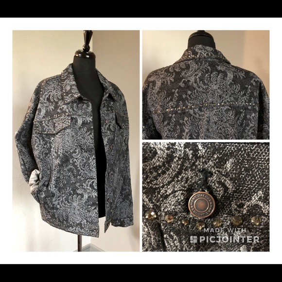 🔥MARC JACOBS Oversized Denim Bomber Jacket - Picture 6 of 8